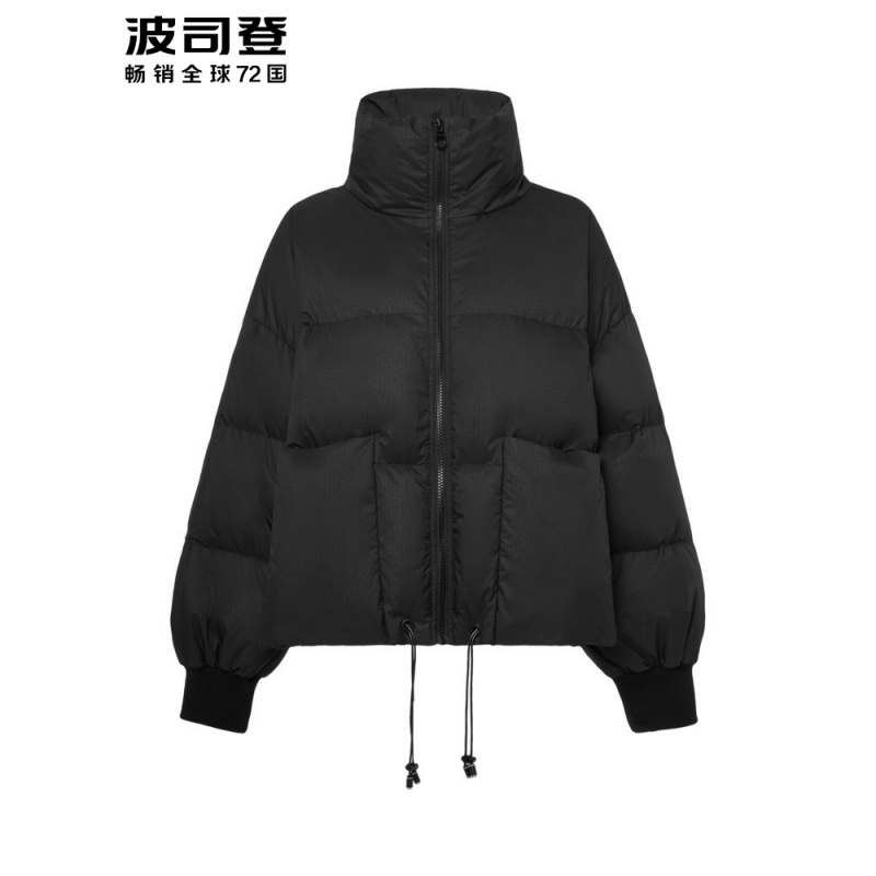 波司登女新款短款面包服羽绒服潮流保暖外套