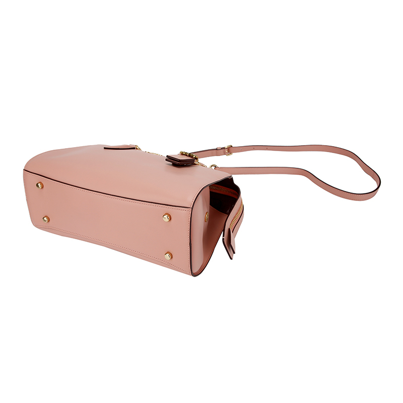 COACH 蔻驰 奢侈品 女士专柜款粉色皮革手提单肩斜挎两用包 39290 GD/PY