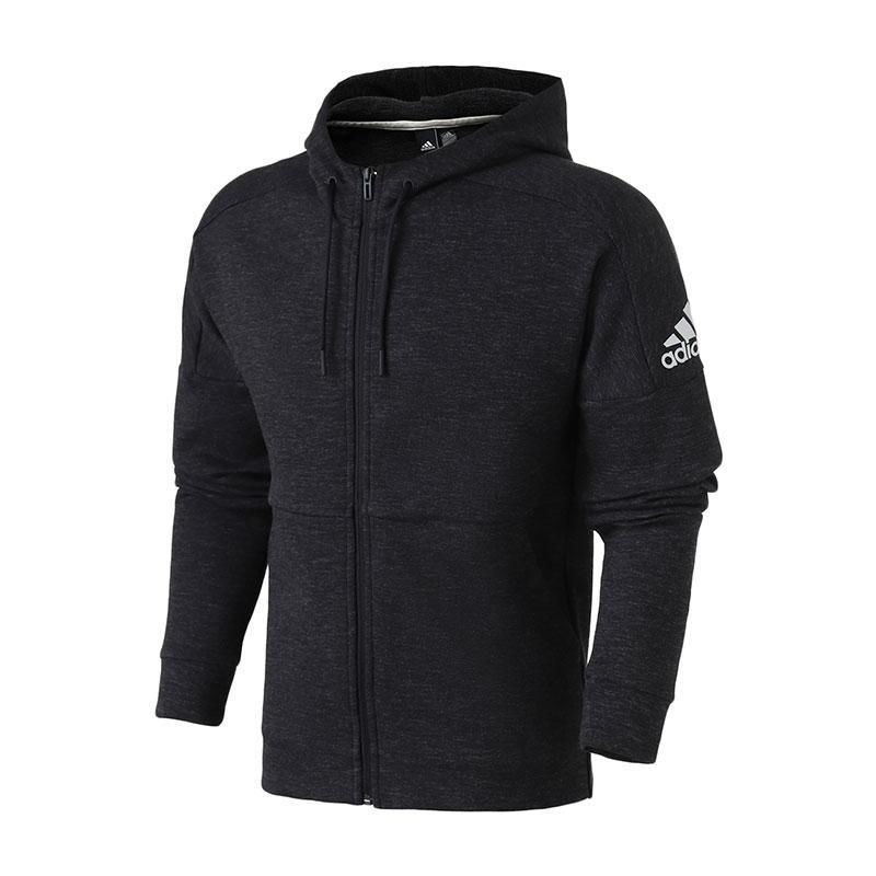【自营】adidas男服夹克外套型格休闲运动服DU1135 L DU1135黑色