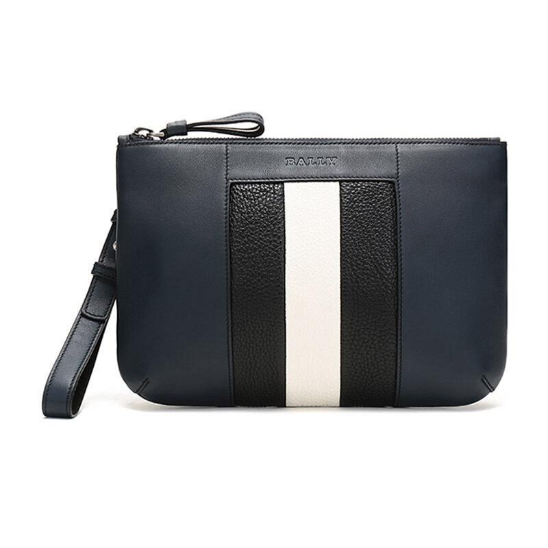 bally巴利男款皮质手拿包bezil视频