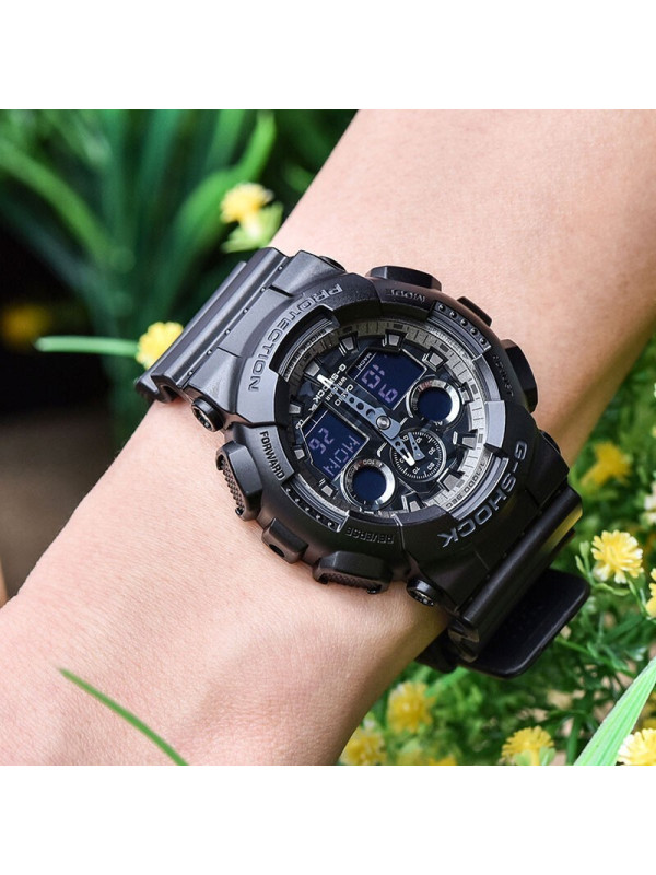 卡西欧手表gshock迷彩户外运动防水石英表男ga100cf1a