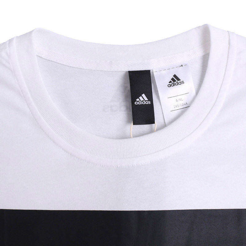 adidas阿迪达斯男子短袖T恤训练跑步休闲运动服B47358. XS B47358白