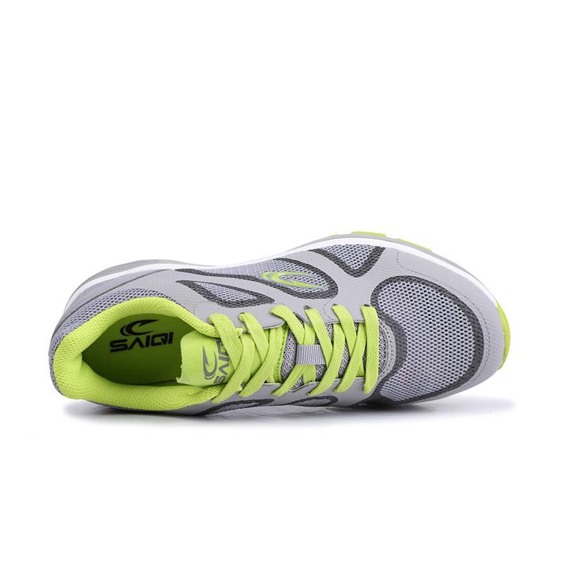 【苏宁特卖】赛琪(saiqi)运动鞋女士跑鞋2018秋季针织网面防滑耐磨