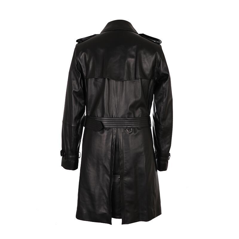 burberry博柏利男士羔羊皮风衣80082561