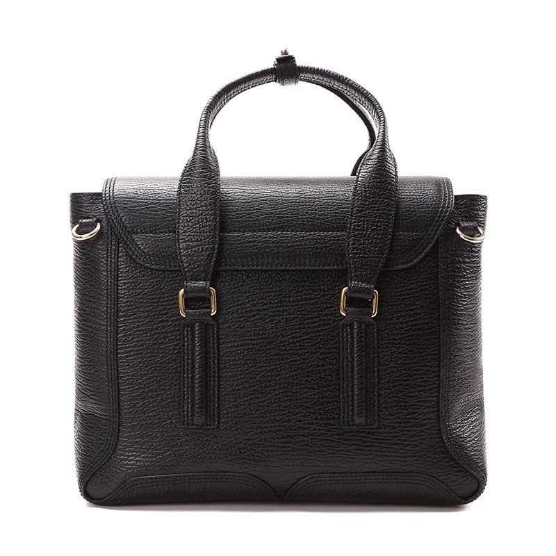 3.1 PHILLIP LIM 3.1 通勤手拎包中号 锁扣粒面皮AC000179金扣 女士手提包图片