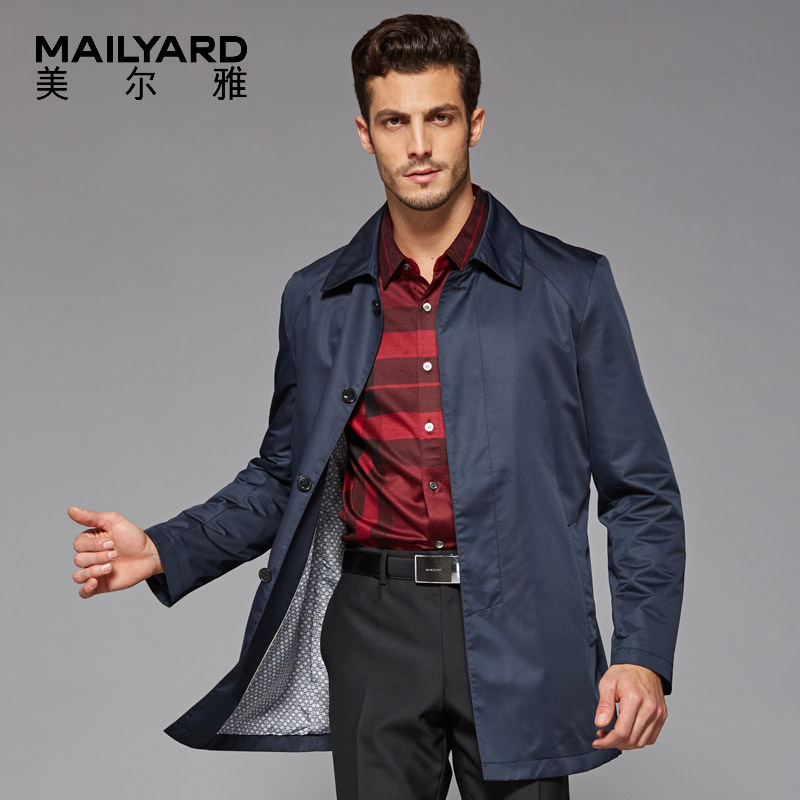 服装鞋帽>男装>男士风衣>美尔雅(mailyard)>美尔雅(mailyard)男士风衣