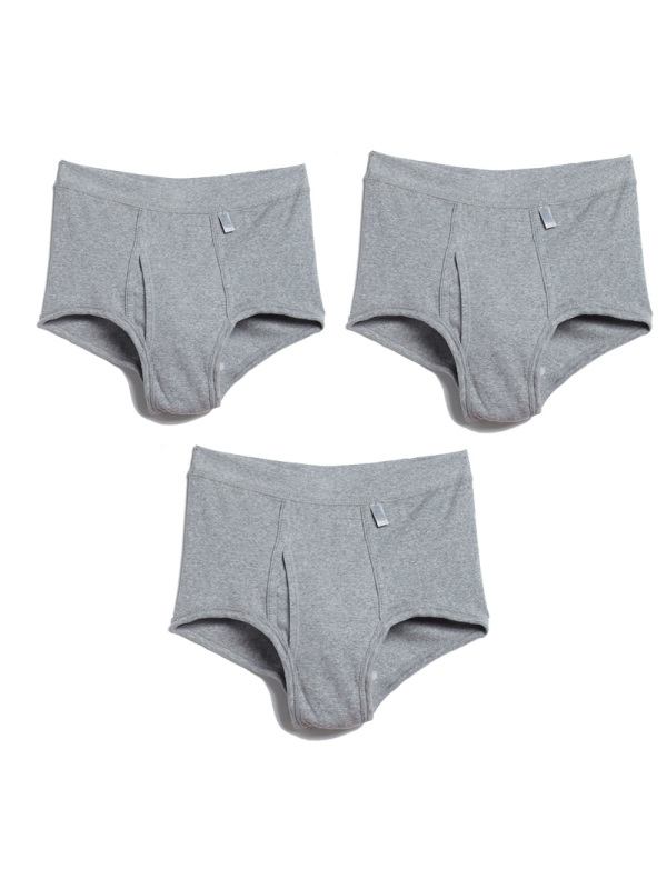 宜而爽男士大码全棉三角裤高腰纯棉柔软透气打底内裤10413123