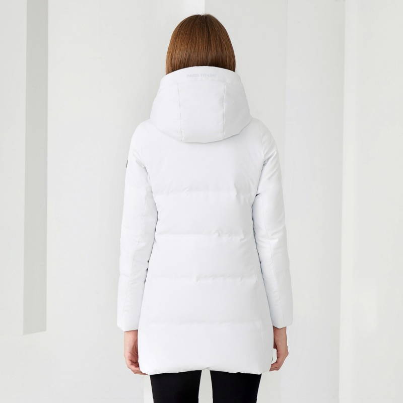 波司登2020冬季新款女士中长款修身鹅绒羽绒服b00144314v
