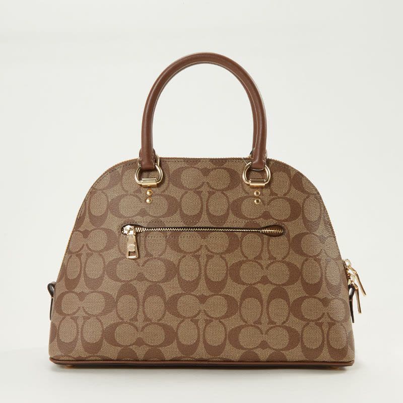 COACH蔻驰 女包SIERRA 贝壳包 字母印花 马车手提 单肩斜挎包 奢侈品包包图片