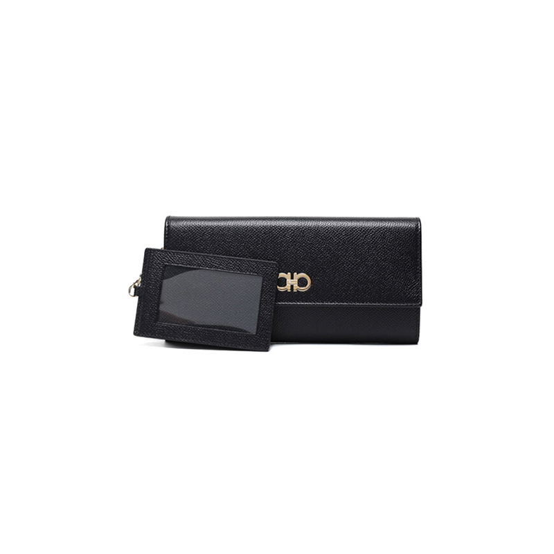 Ferragamo菲拉格慕钱包 女十字纹休闲牛皮长款钱包钱夹22D149 0683258