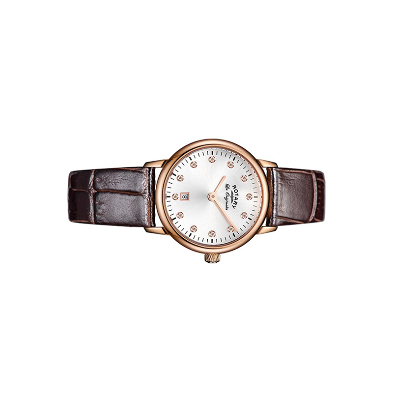 Rotary 劳特莱石英表女经典系列瑞士品牌休闲商务女士腕表LS90053-06
