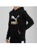 puma彪马卫衣男装2020秋新款连帽运动服黑色套头衫599300-51
