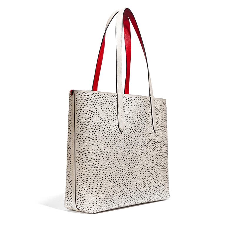 预售 COACH\蔻驰 Micky 购物袋 托特包 单肩包 米奇十字纹皮c0895图片