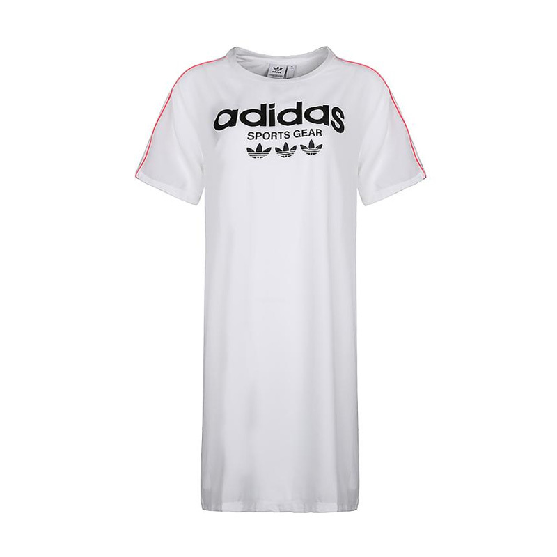 ADIDAS阿迪达斯夏季三叶女子时尚舒适休闲裙子CZ8333