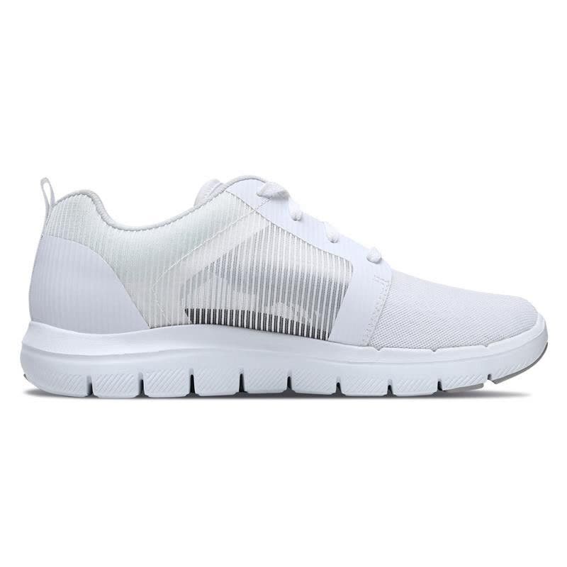 斯凯奇Skechers 运动鞋 夏季男子时尚舒适面透气轻质低帮休闲鞋-666045-WHT图片