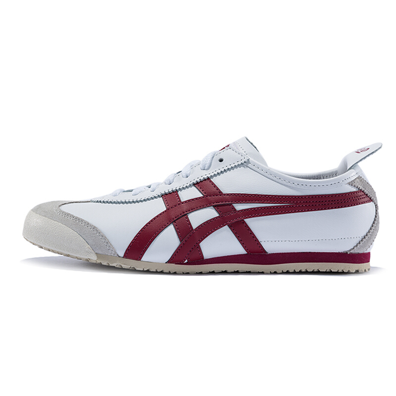 OnitsukaTiger/鬼冢虎皮质休闲鞋小白鞋男MEXICO66D4J2L-01