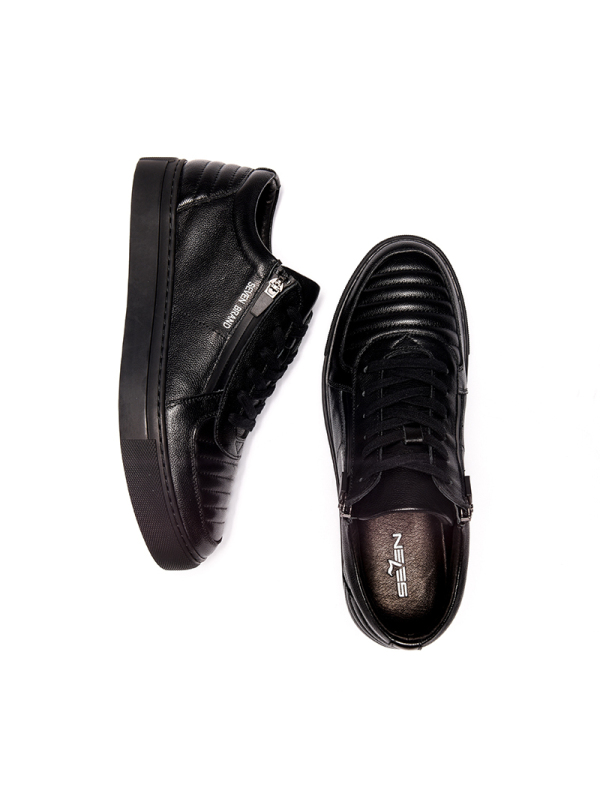 柒牌seven男鞋2020秋季皮鞋男士商务休闲鞋男百搭系带低帮鞋子男鞋