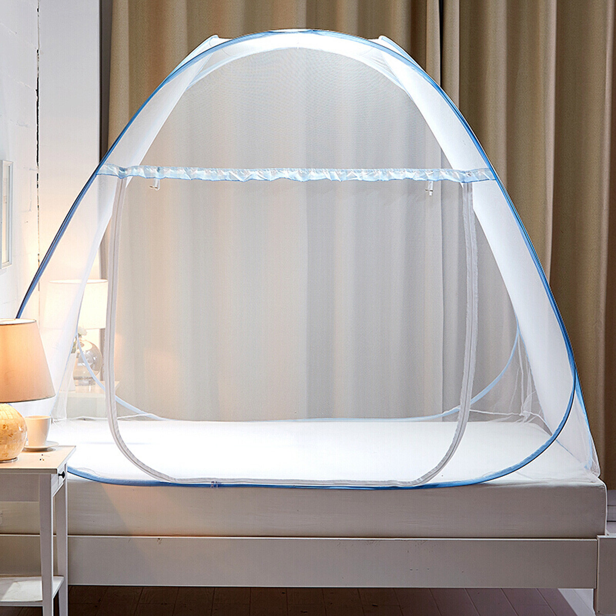 网红款免安装魔术蚊帐夏季防蚊帐子方便简约蚊帐参数