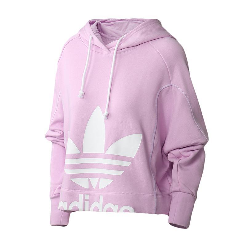 adidas阿迪达斯三叶草女装运动服休闲连帽卫衣FM1745