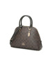 COACH 蔻驰 SIERRA SATCHEL 女士斜挎包 贝壳包 字母马车标织物F2558金扣