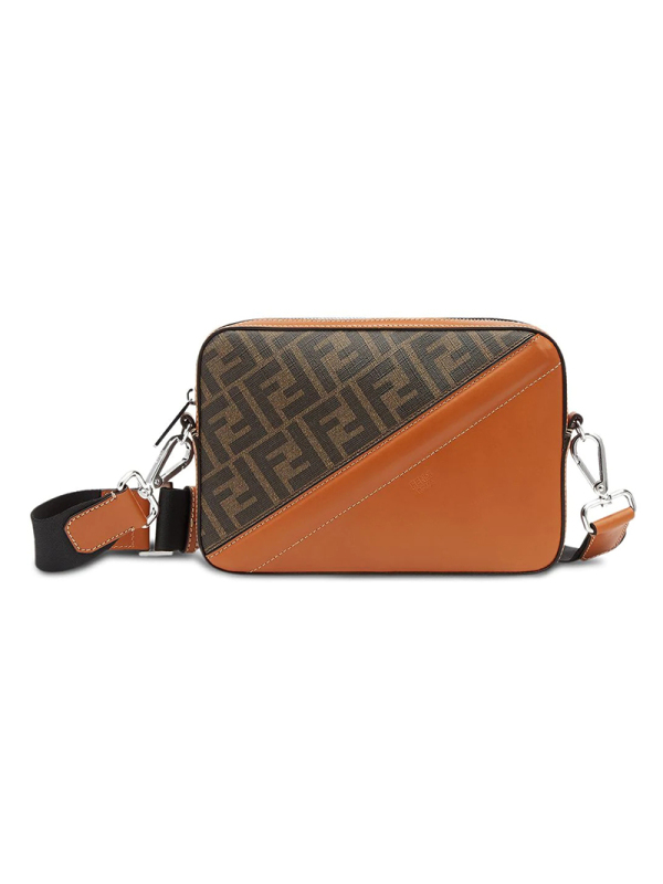 预售FENDI 相机包 FF标识 织物拼皮 7M0286