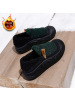 舒适厚底懒人鞋女冬季新款保暖女鞋百搭一脚蹬休闲鞋