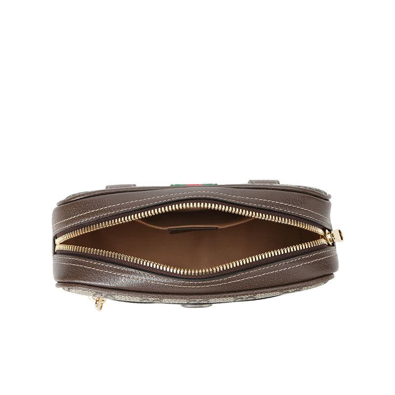 古驰GUCCI Ophidia 腰包\胸包小号 双G饰扣老花517076 女士斜挎包 金扣图片