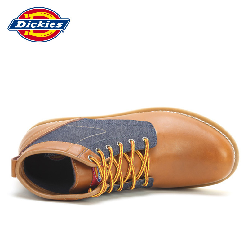 Dickies男鞋2018秋冬高帮工装靴男真皮休闲马丁潮鞋男153XG07AP10