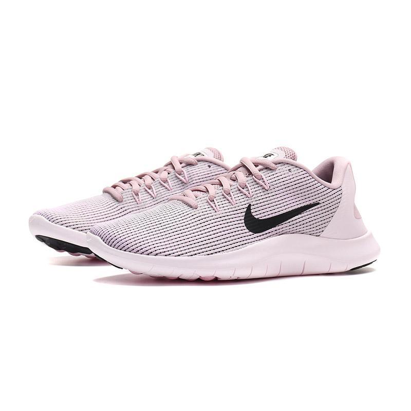 NIKE耐克女鞋跑步鞋FLEX系列时尚轻便休闲运动鞋AA7408 AA7408-500粉紫红+黑+粉色+淡粉