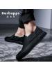 法国品牌芭步仕(Burbupps)男鞋夏季透气休闲帆布鞋青年韩版潮流板鞋男百搭一脚蹬懒人社会鞋