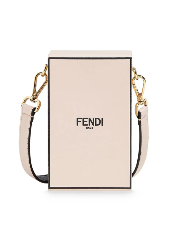 预售 芬迪FENDI VERTICAL BOX 盒子字母logo 女士手提包 8BT339
