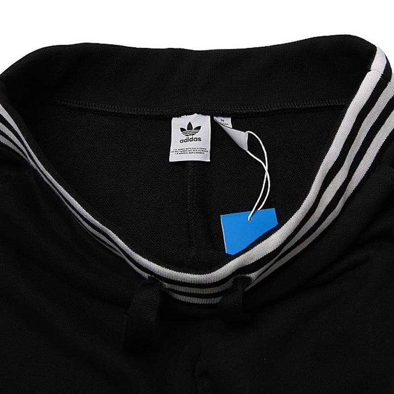 ADIDAS阿迪达斯三叶夏季女子运动休闲针织五分裤-CY7365
