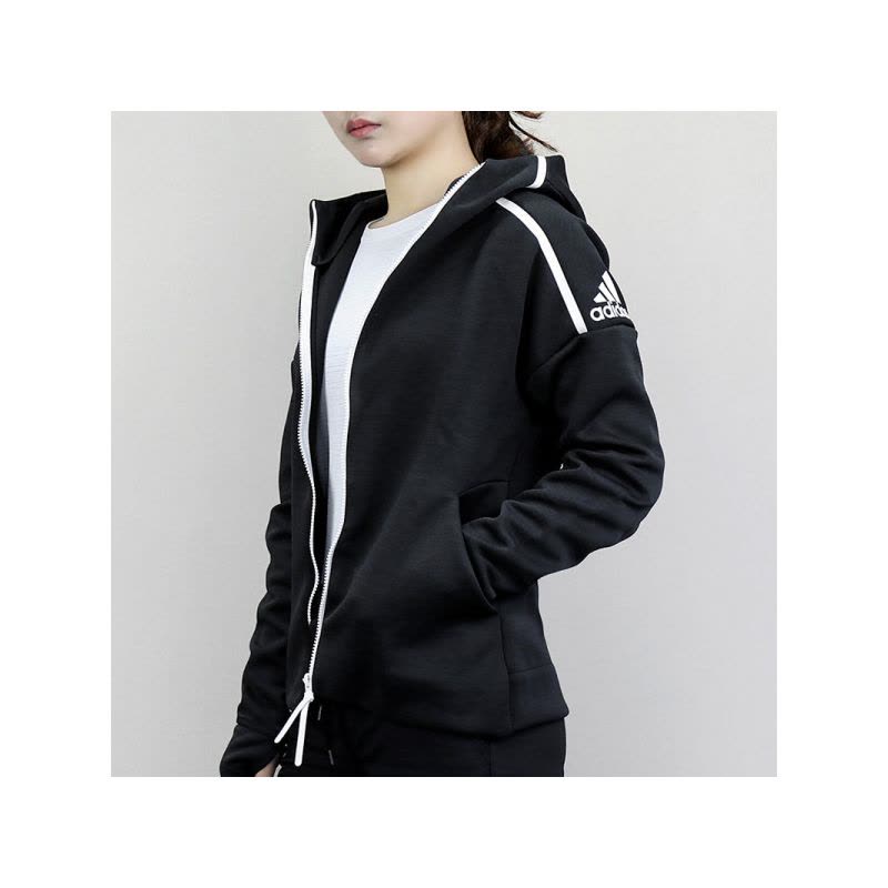 ADIDAS阿迪达斯女装ZNE运动服连帽跑步夹克外套DM5024_5图片