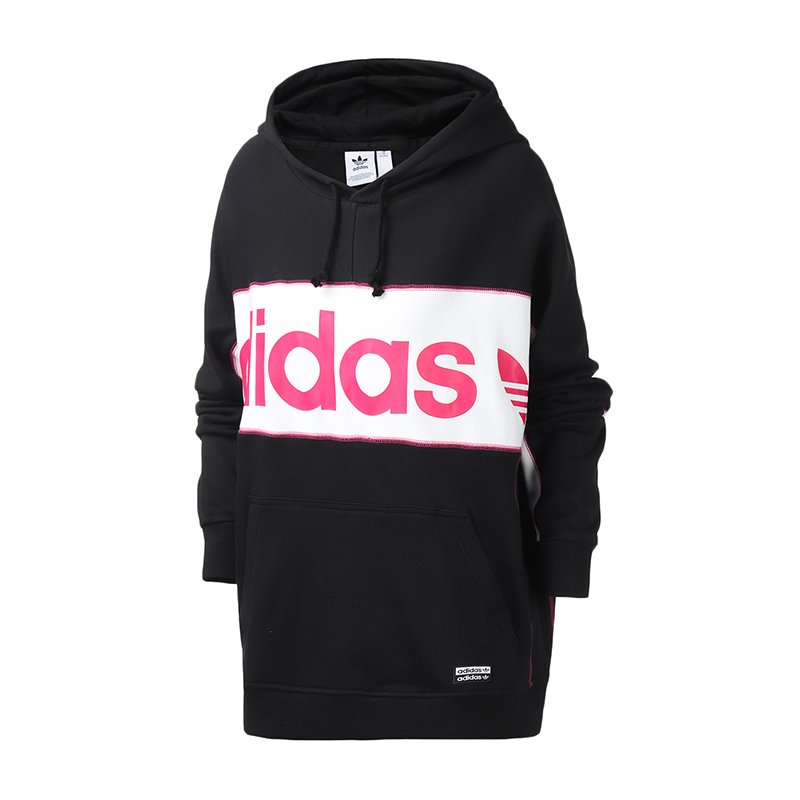 adidas阿迪达斯三叶草女装运动服休闲连帽卫衣FH7564