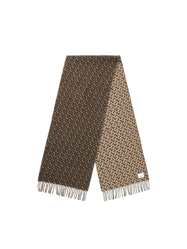 博柏利 BURBERRY 围巾 字母印字标毛质织物8033992 男女同款围巾