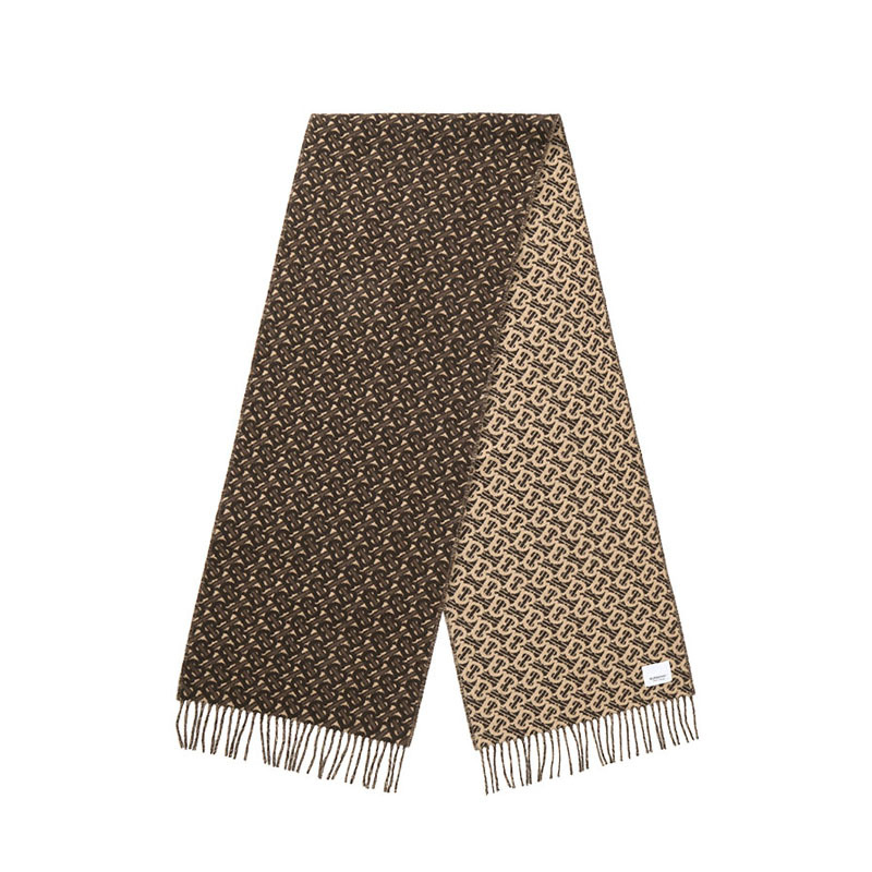 博柏利burberry围巾字母印字标毛质织物8033992男女同款围巾