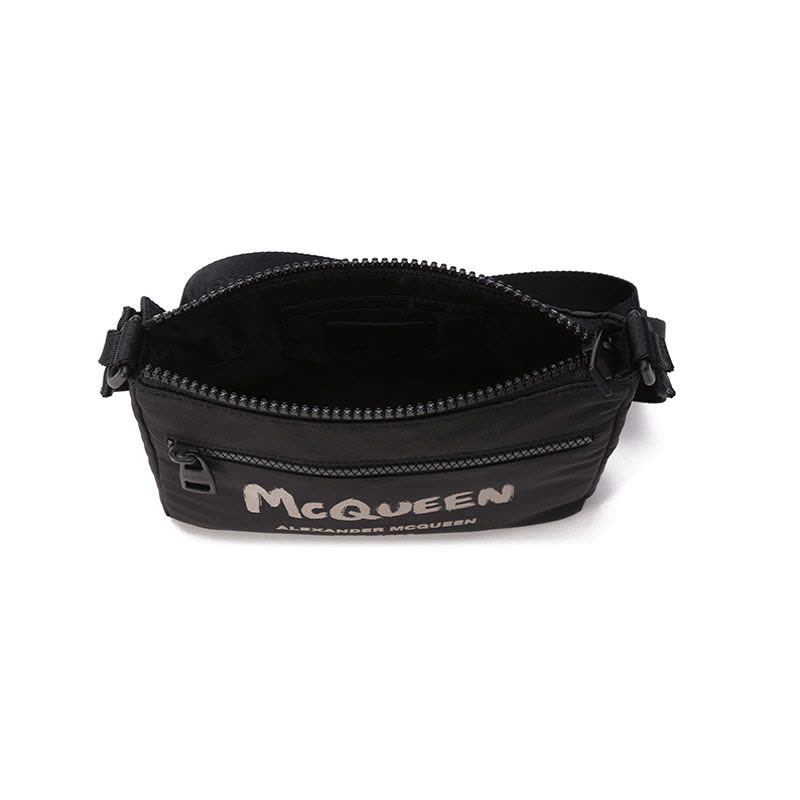 亚历山大·麦昆 ALEXANDER MCQUEEN 男士织物单肩斜挎包663144 1AABW图片