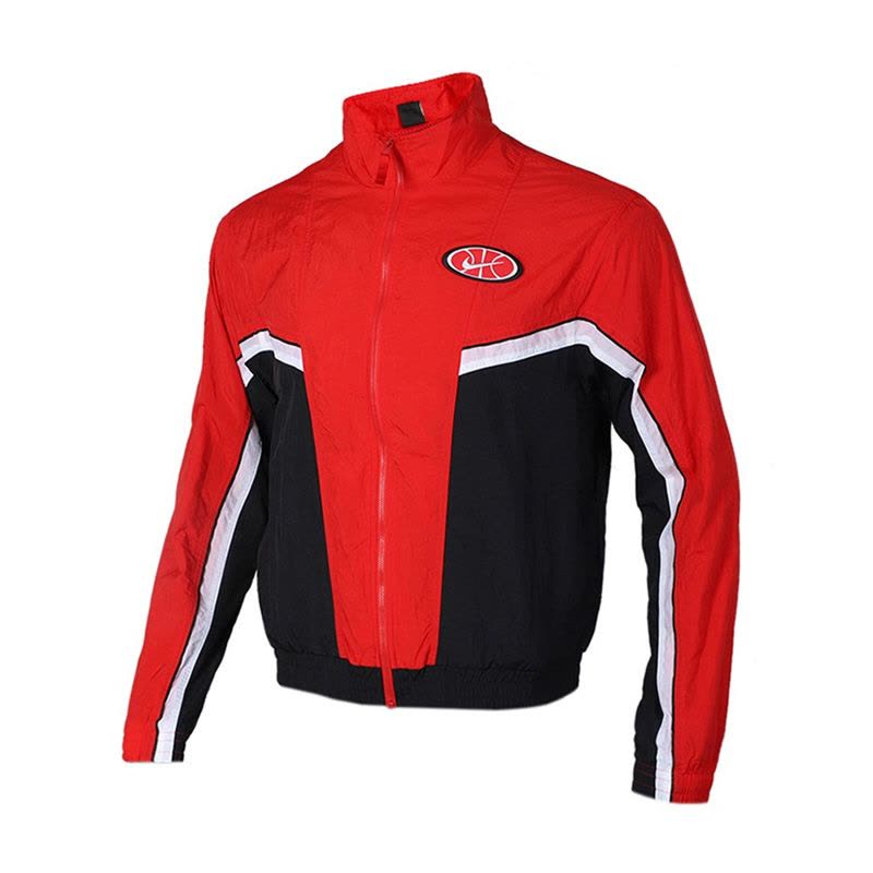 耐克男装2019秋季新款运动休闲服篮球夹克立领防风外套AV9756-657图片