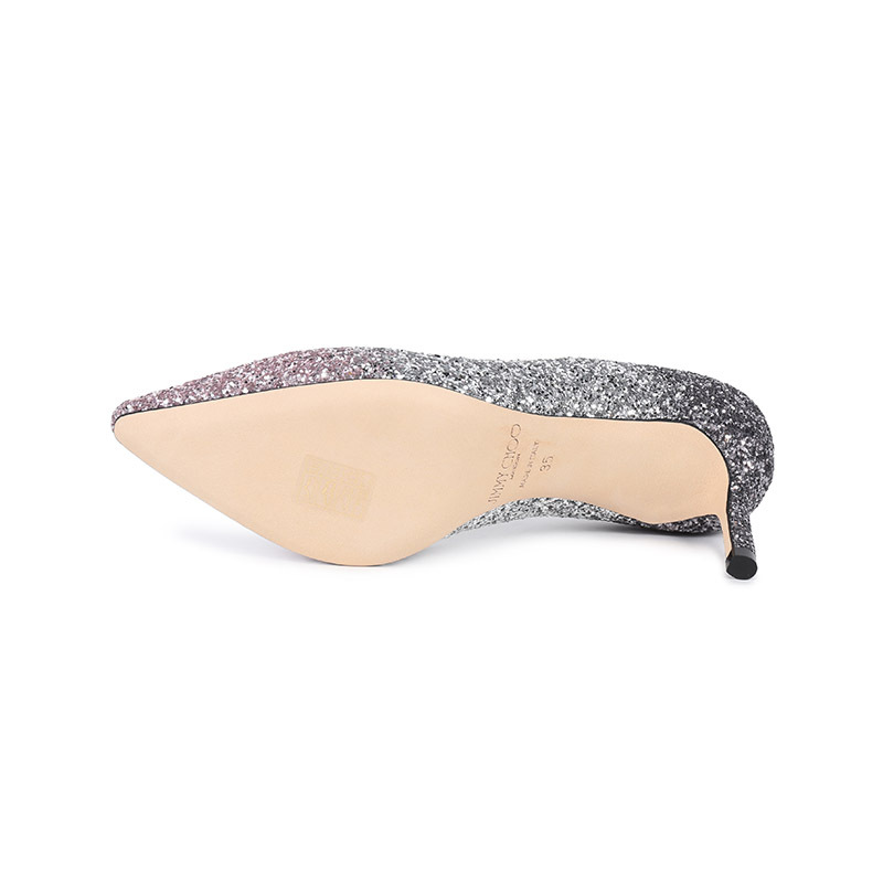 周仰杰 JIMMY CHOO 女士尖头高跟鞋ROMY 60 VNB 201 BALLET