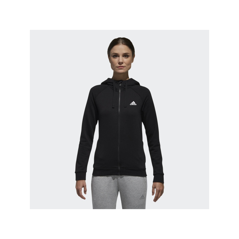 阿迪达斯adidas运动型格HOODIELINEAGE女子茄克DM5336