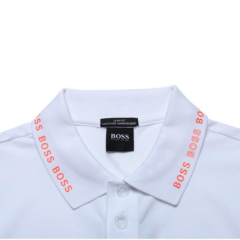 HUGO BOSS 雨果博斯 男士 棉/涤纶修身短袖POLO衫50452509