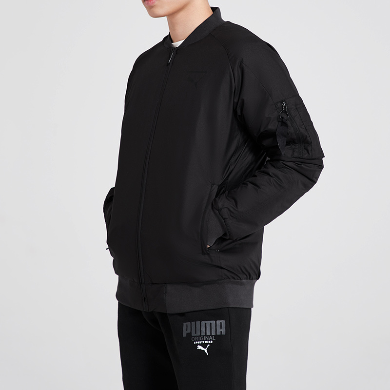 PUMA彪马羽绒服冬季新款男装保暖夹棉外套运动服577656