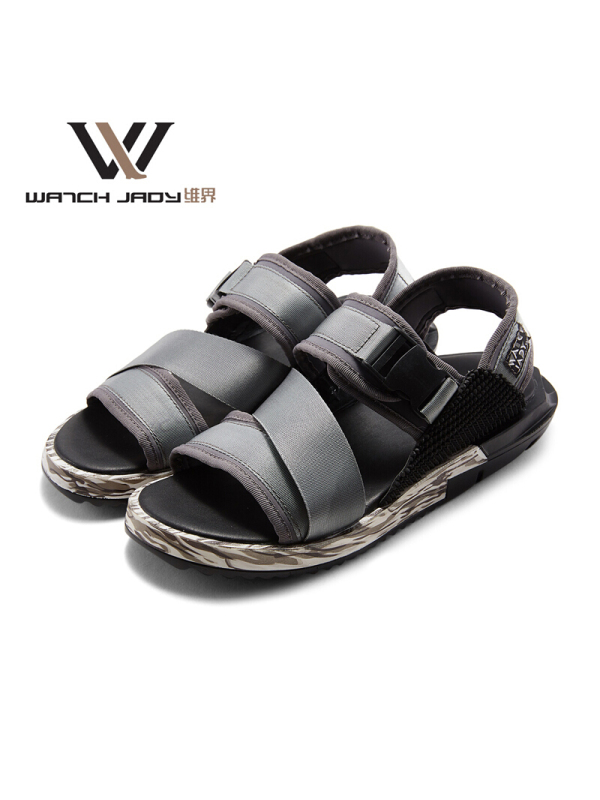 维界防滑舒适 织带运动休闲凉鞋