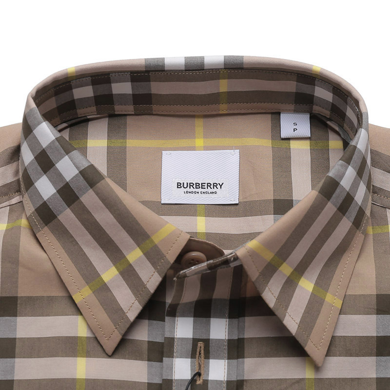 BURBERRY 博柏利 男款棉质长袖休闲衬衫 80554921