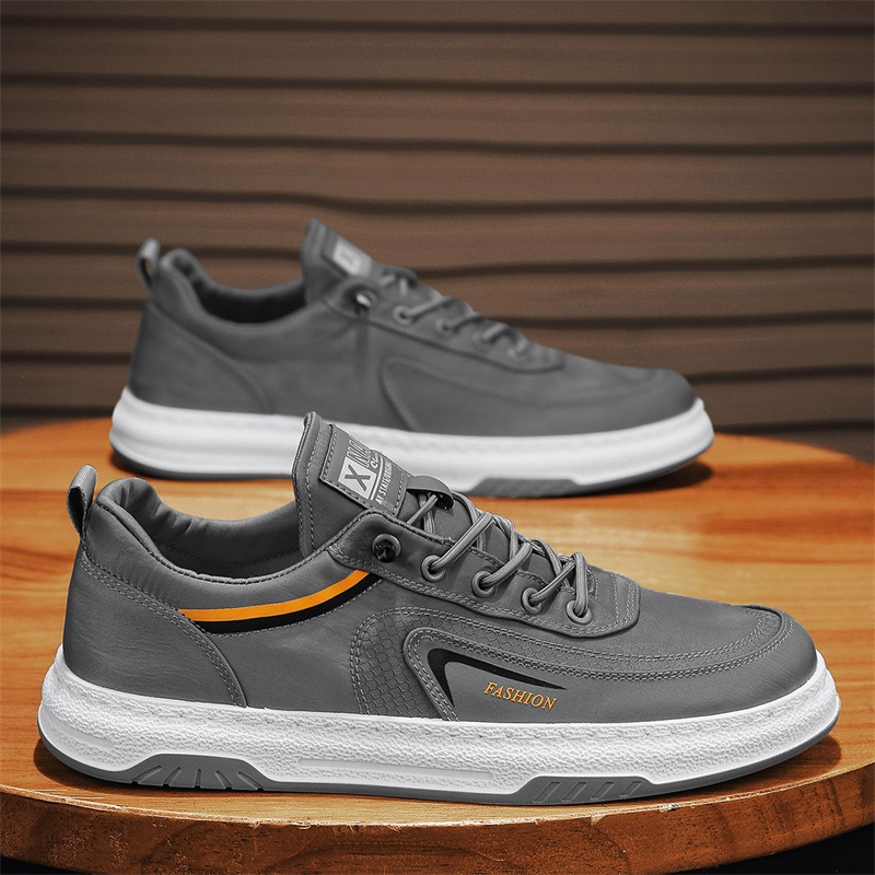 男鞋夏季新款百搭休闲运动板鞋男士透气布鞋休闲套脚懒人鞋