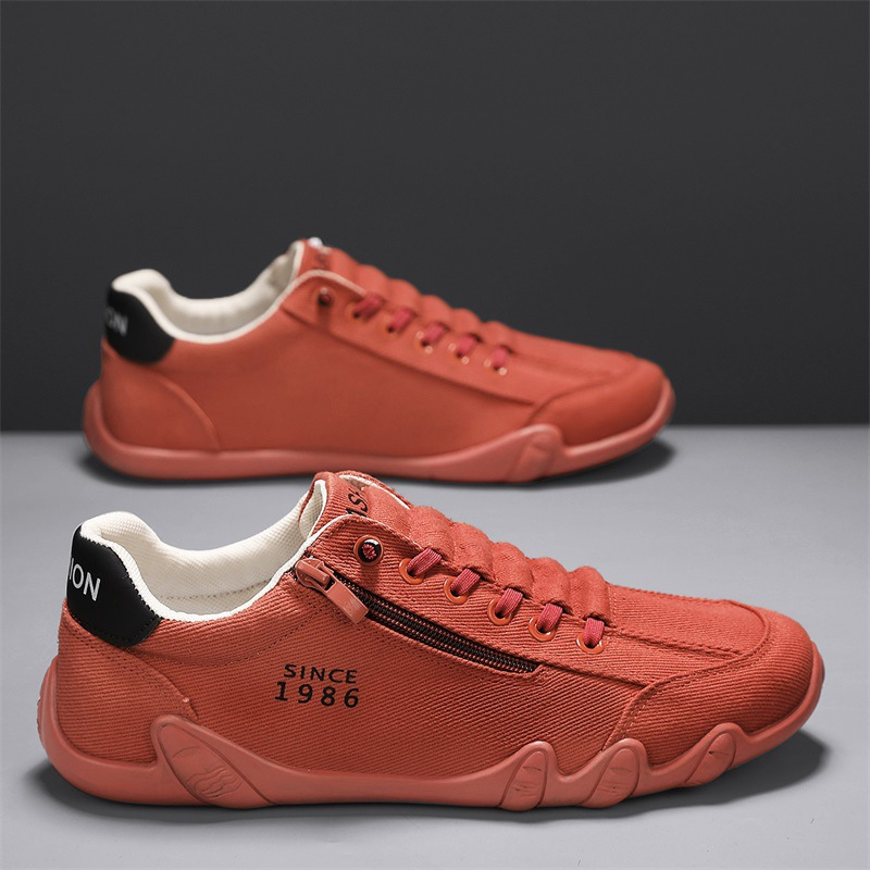 帆布鞋男款夏季运动透气阿甘休闲鞋百搭潮流休闲一脚蹬阿甘鞋