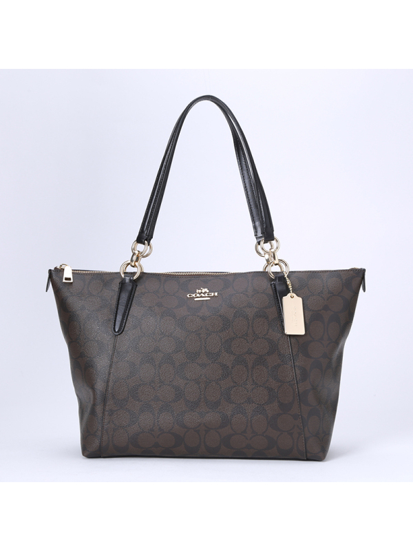 COACH/蔻驰 女包PVC单肩包手提包 30x25x12CM