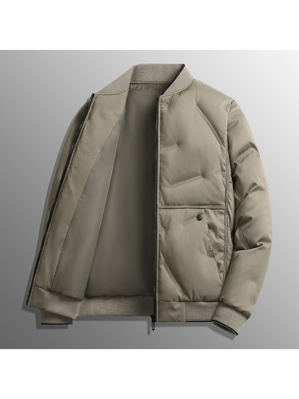 秋冬季新款棉衣男短款加厚保暖连帽休闲男士棉服棉袄立领百搭外套