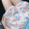 碎花蓬蓬花苞短裤子女夏季2025新款冰丝小个子甜美风休闲半身裙裤