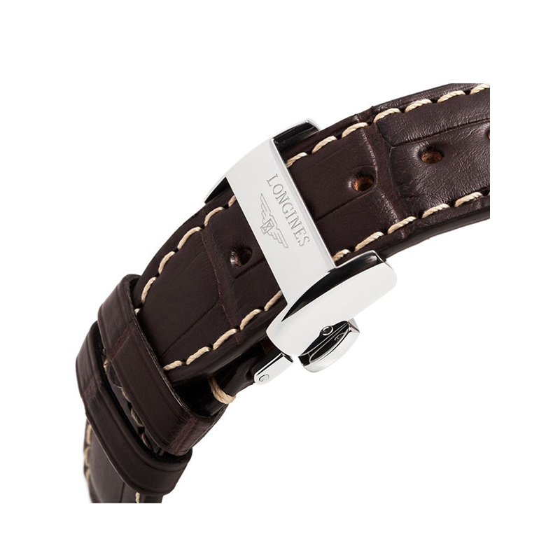 浪琴(longines)瑞士手表 名匠系列机械男表l2.628.4.78.